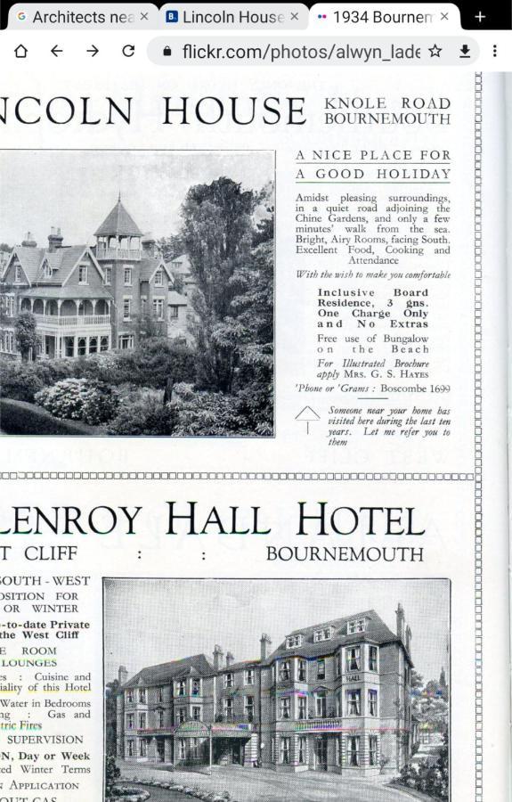 Lincoln House Hotel Bournemouth Eksteriør billede